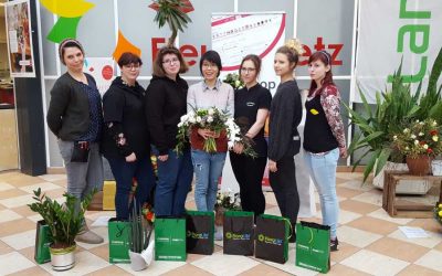 Hallenser Azubis beim Juniorflorist Leipzig dabei